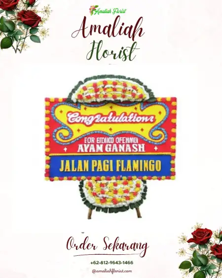 Sewa Papan Bunga Botok